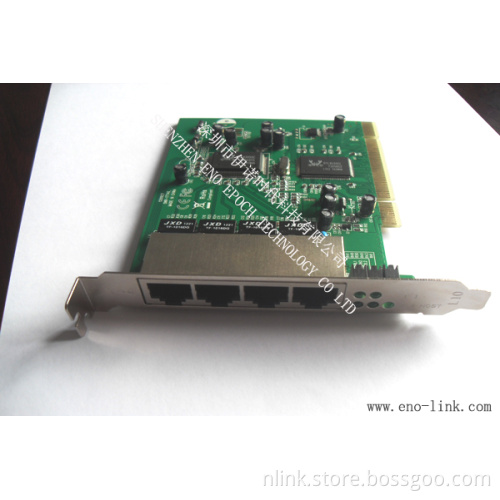 n-link 4 port 10,100Mbps ethernet switch card,pci lan card